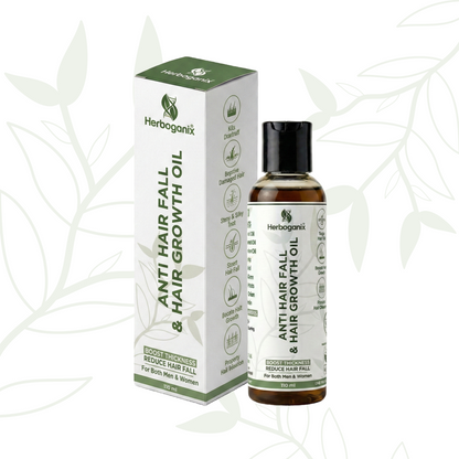 Anti Hair Fall & Hair Growth Oil - BLEND OF 7 OILS & 33+ HERBS - 110 ML